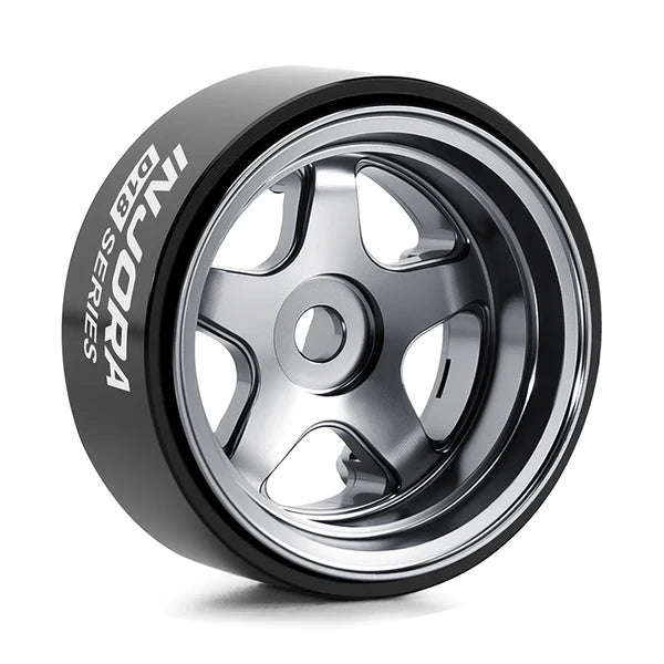 INJORA 0.7" D18 5-Spoke Aluminum Wheels for 1/30 SCX30 (Choose Color)