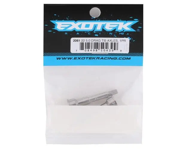 EXOTEK 22 5.0 Titanium Drag Axle - Iron City RC Hobbies