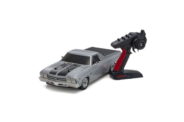 Kyosho Electric Powered 4WD FAZER Mk2 FZ02L Series ready set 1969 Chevy® El Camino® SS 396® Cortez Silver - Iron City RC Hobbies