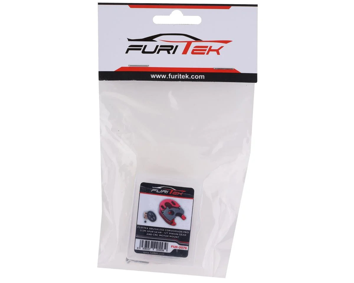 Furitek SCX24 Brushless Gearing Conversion Set (CNC Motor Mount, Spur, & Pinion Gear) - Iron City RC Hobbies