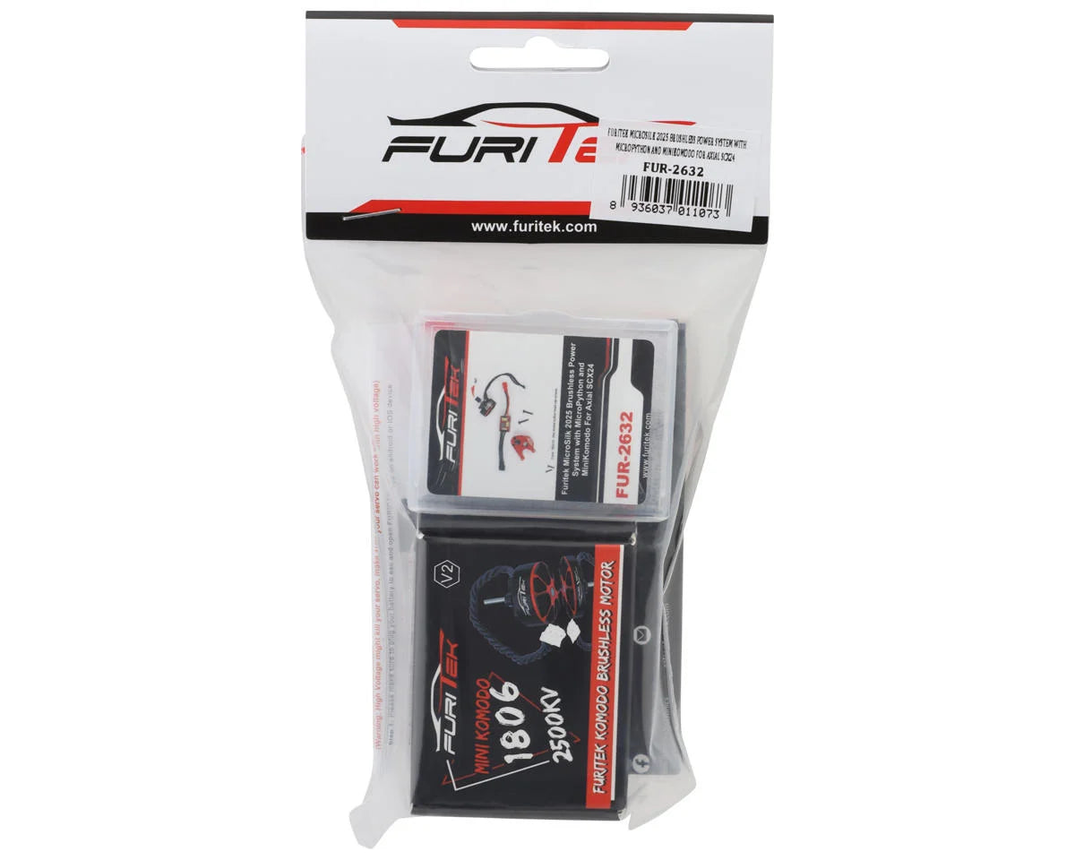 Furitek MicroSilk 2025 Brushless Power System Combo for Axial SCX24