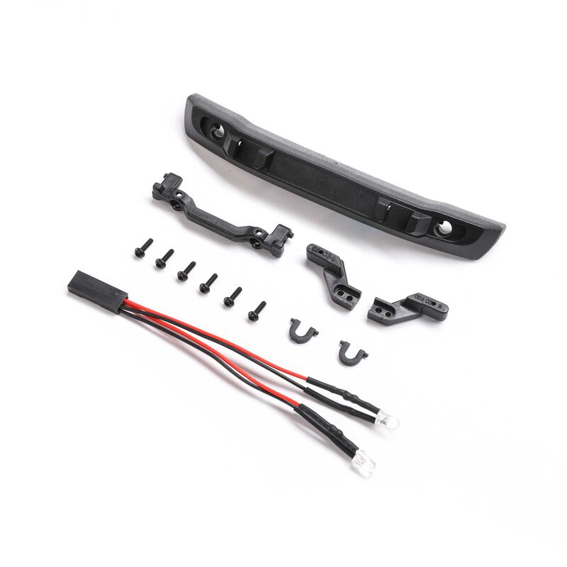 Front Bumper with LED: SCX24 Ford Bronco - Iron City RC Hobbies