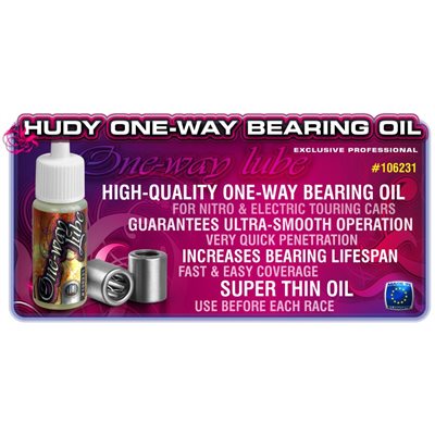 HUDY ONE-WAY LUBE - Iron City RC Hobbies