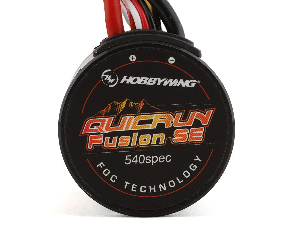 Hobbywing QuicRun Fusion SE FOC 2-in-1 Crawler Brushless ESC & Motor System (1800Kv) (540 Spec) - Iron City RC Hobbies