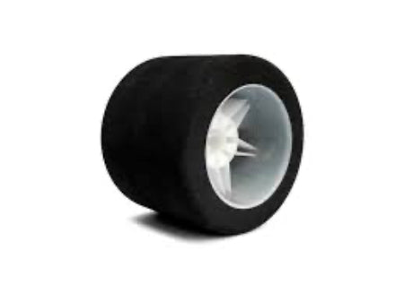 Hot Race 1:8 Rear Tires - White Wheels (35 Shore) - Iron City RC Hobbies