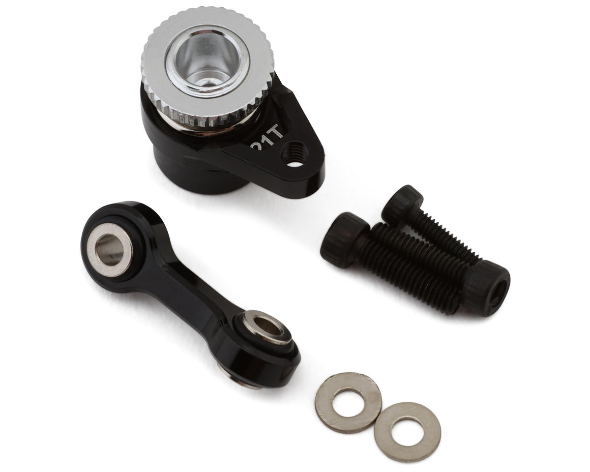 Hot Racing Arrma Grom Aluminum Servo Saver Set (Black) (21T) - Iron City RC Hobbies