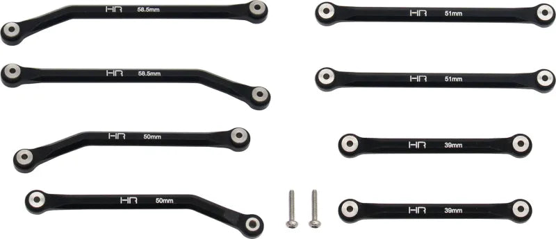 Hot Racing Aluminum High Clearance 4 Links Set for (133.7mm) Scx 24 - Iron City RC Hobbies