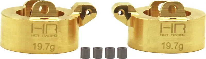 Hot Racing Extra Heavy Brass Front Steering Knuckle SCX24 - Iron City RC Hobbies