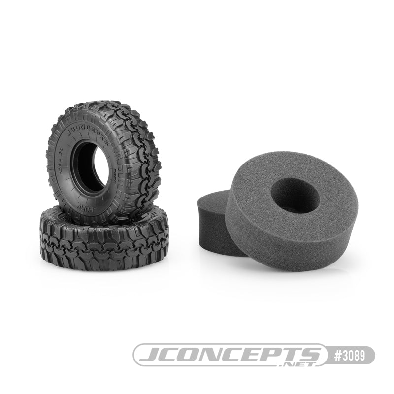 JConcepts Hunk Performance 1.9" Scaler Tire, Green Compound, 4.75 OD, 1pr - Iron City RC Hobbies