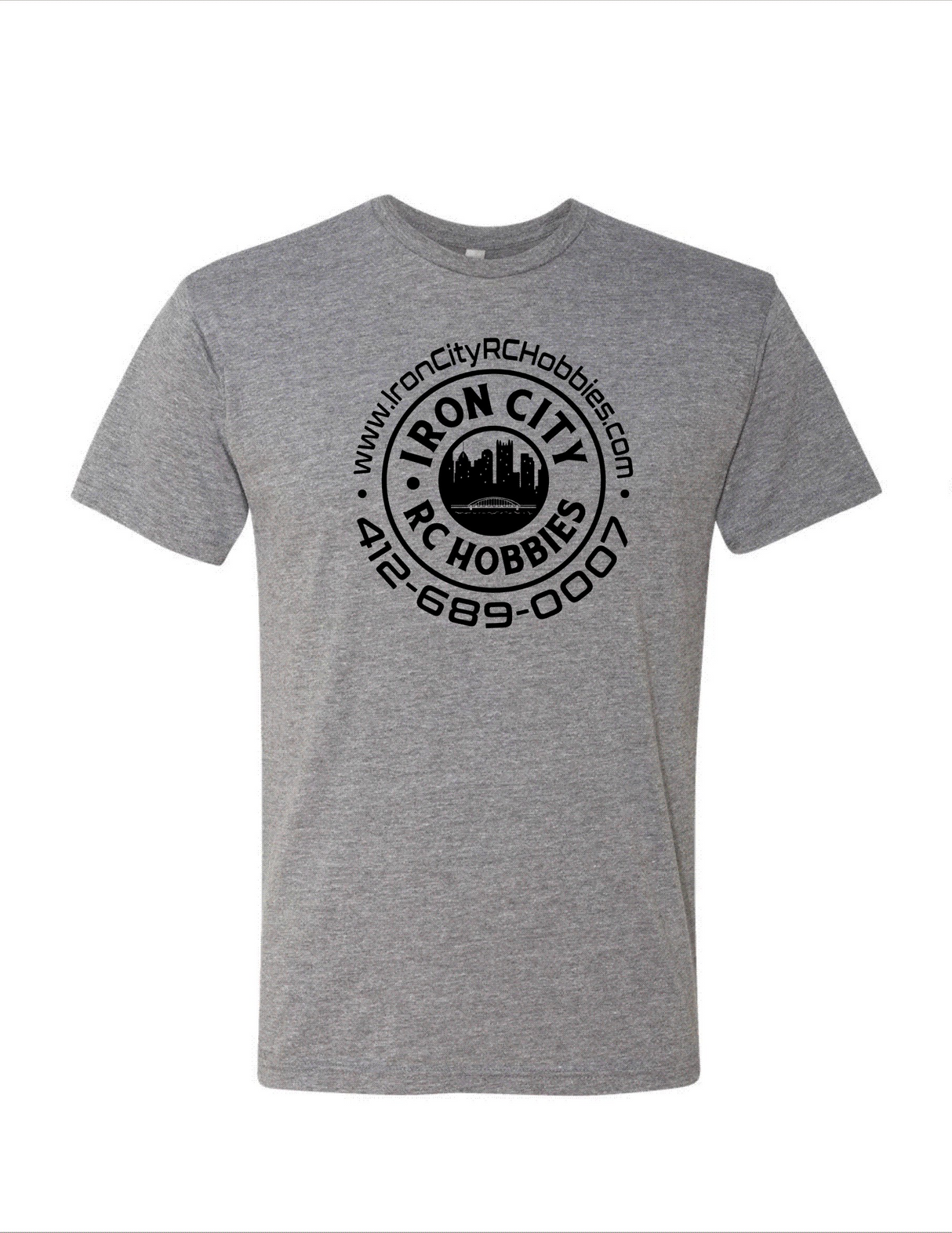 ICRC Shirt (Black Logo) - Iron City RC Hobbies