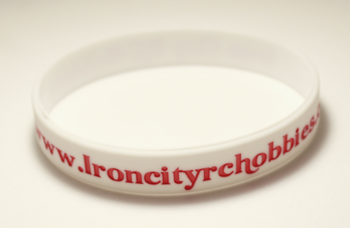 ICRC White Wrist Band - Iron City RC Hobbies