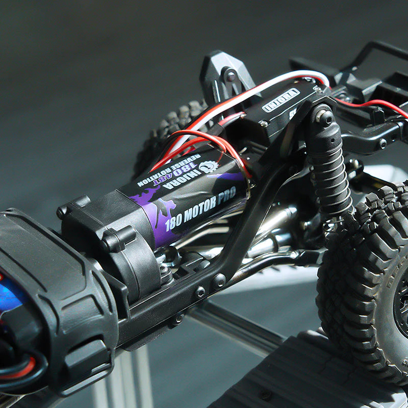 INJORA 180 PRO Brushed 48T Purple Motor with Steel Pinion for 1/18 TRX4M - Iron City RC Hobbies