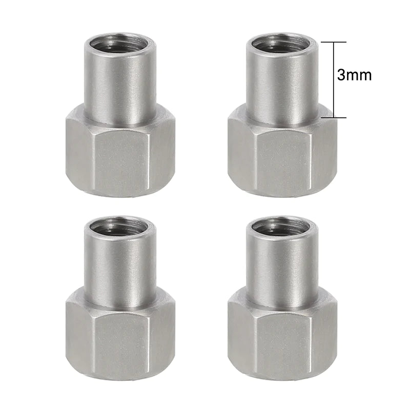 INJORA 4PCS 3mm M2.5 Long Nuts For 1/18 TRX4M - Iron City RC Hobbies