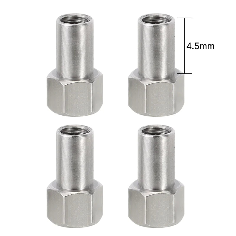 INJORA 4PCS 4.5mm M2.5 Long Nuts For 1/18 TRX4M - Iron City RC Hobbies