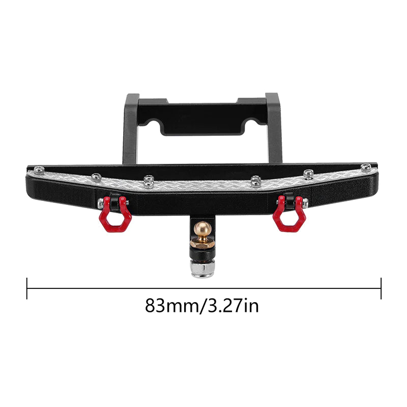 INJORA CNC Aluminum Front Rear Bumper for 1/18 TRX4M Defender - Iron City RC Hobbies