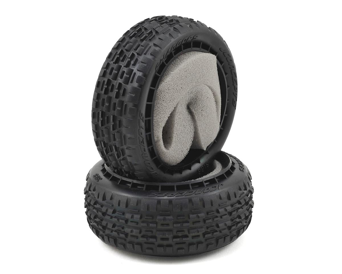 JConcepts Swaggers 2.2" 4WD Front Buggy Carpet Tires (2) (Pink) - Iron City RC Hobbies