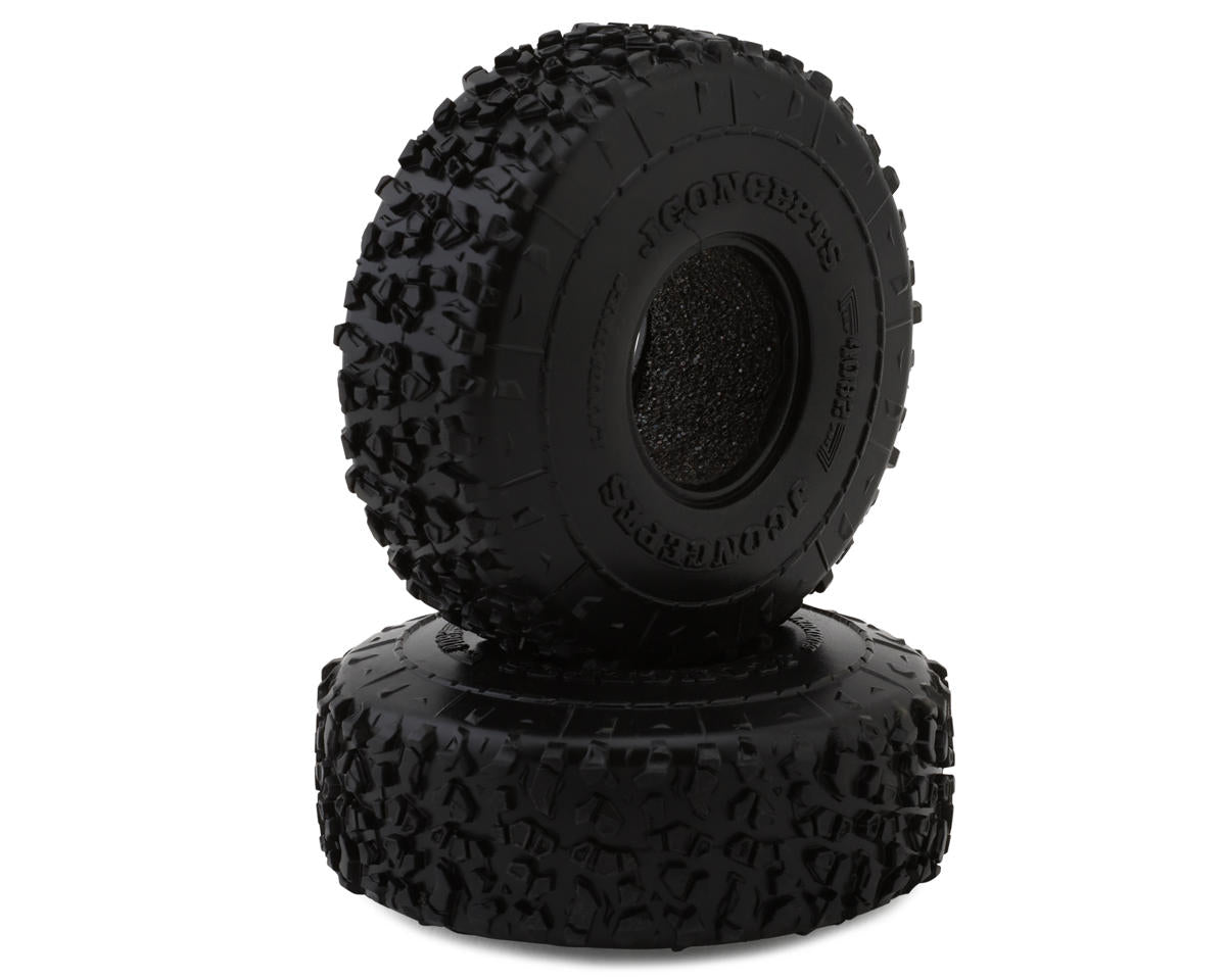 JConcepts Landmines 1.0" Micro Crawler Tires (2) (63mm OD) (Green) - Iron City RC Hobbies