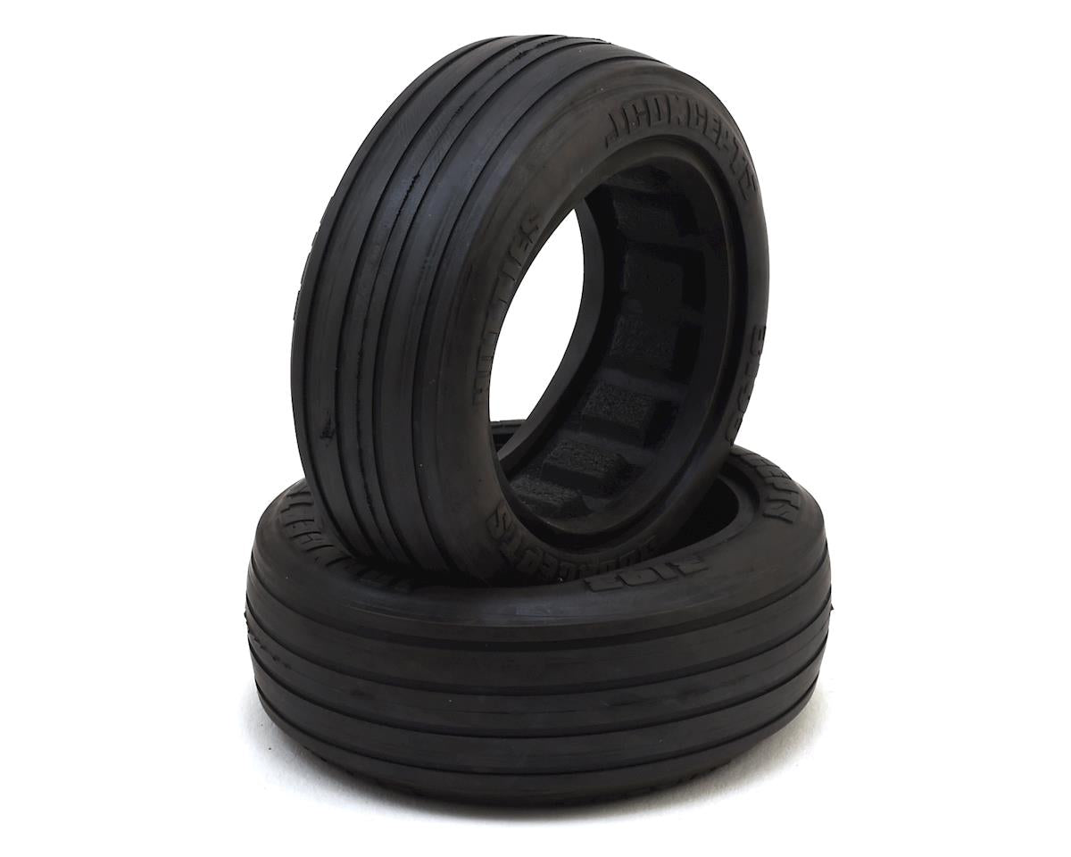 JConcepts Hotties Street Eliminator 2.2" Drag Racing Front Tire (2) (Green) - Iron City RC Hobbies