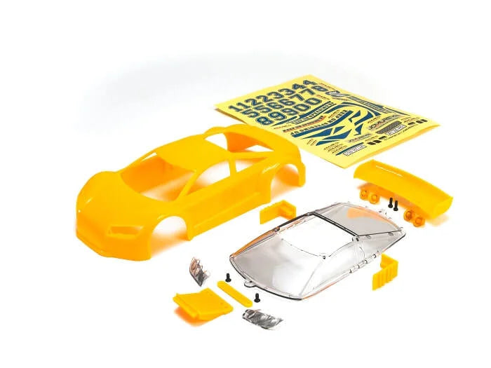 JOMUREMA Mini-Z GT01 Car Body Set Orange - Iron City RC Hobbies
