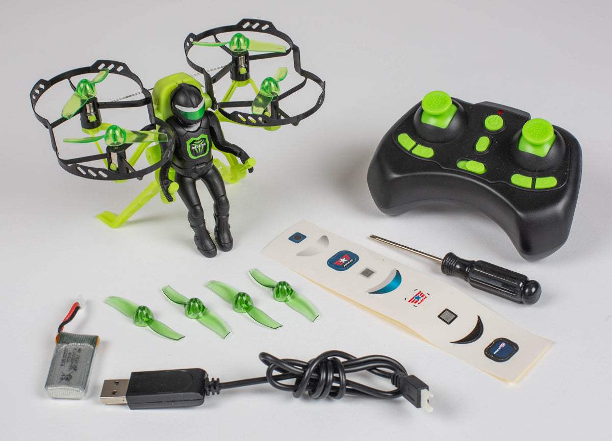 Rage RC Jetpack Commander XL RTF, Black - Iron City RC Hobbies