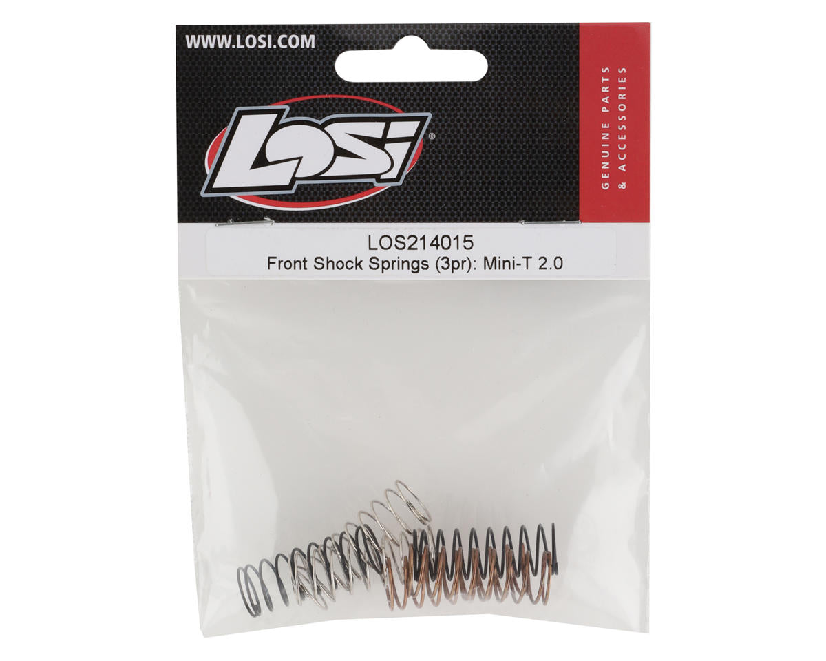 Losi Mini-T 2.0 Front Shock Springs (3) - Iron City RC Hobbies