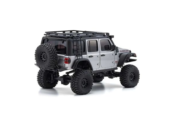 Kyosho MINI-Z 4×4 Series Ready set JeepⓇ Wrangler Unlimited Rubicon w/acc. Billet Silver Metallic - Iron City RC Hobbies