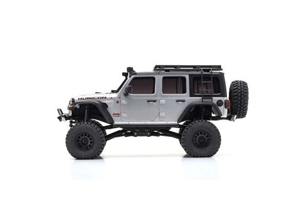 Kyosho MINI-Z 4×4 Series Ready set JeepⓇ Wrangler Unlimited Rubicon w/acc. Billet Silver Metallic - Iron City RC Hobbies