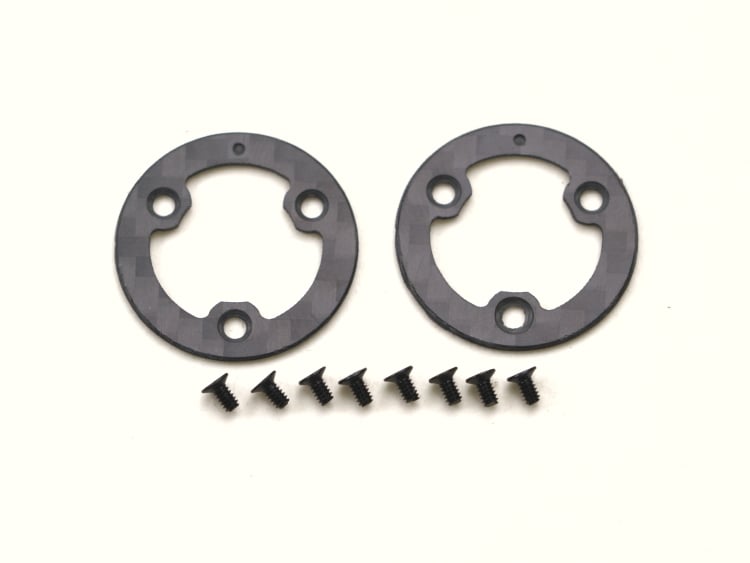 PN Racing Mini-Z Carbon Slip Rings Full Set 22.0mm-23.4mm for MR2085 Wheel - Iron City RC Hobbies