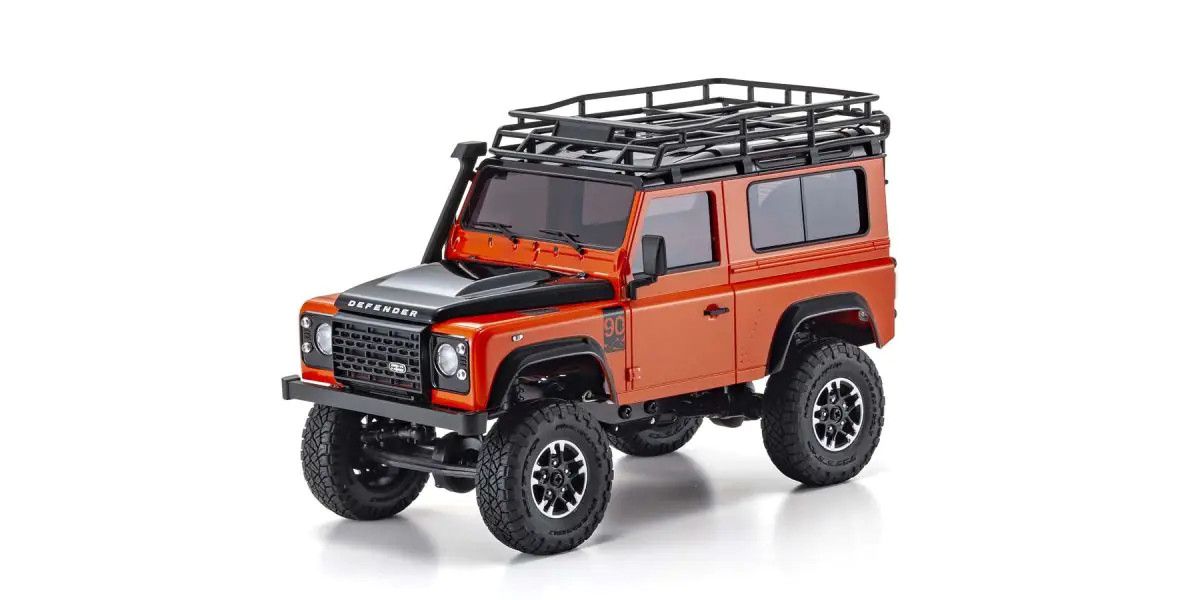 Kyosho Mini-Z 4x4 Defender D90 Adventure Orange/Black - Iron City RC Hobbies