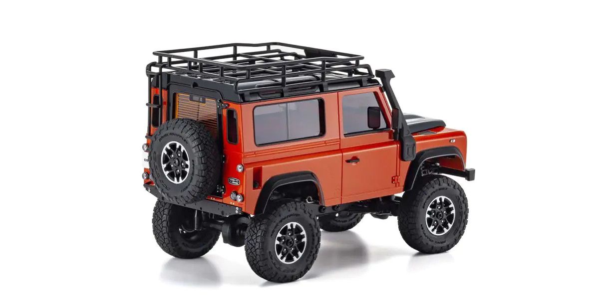 Kyosho Mini-Z 4x4 Defender D90 Adventure Orange/Black - Iron City RC Hobbies