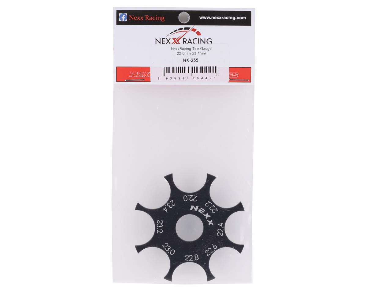NEXX Racing Tire Gauge (22-23.4mm) - Iron City RC Hobbies
