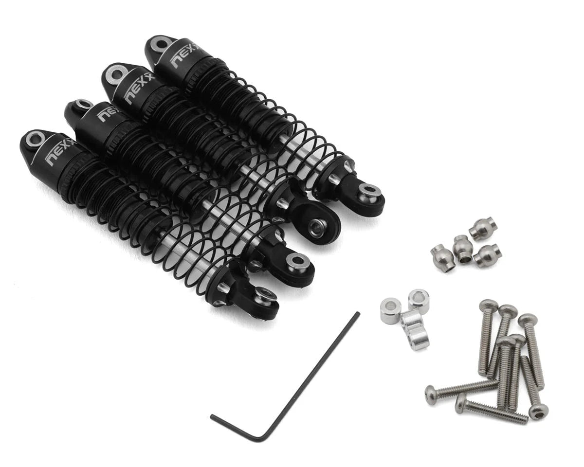 NEXX Racing Redcat Ascent18 Long Travel Aluminum Oil Shocks (4) (59mm)