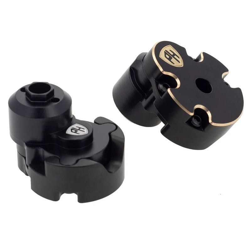 Power Hobby Aluminum Rear Outer Portal Housing + Brass Counterweight , for 1/18 Redcat Ascent-18 - Iron City RC Hobbies