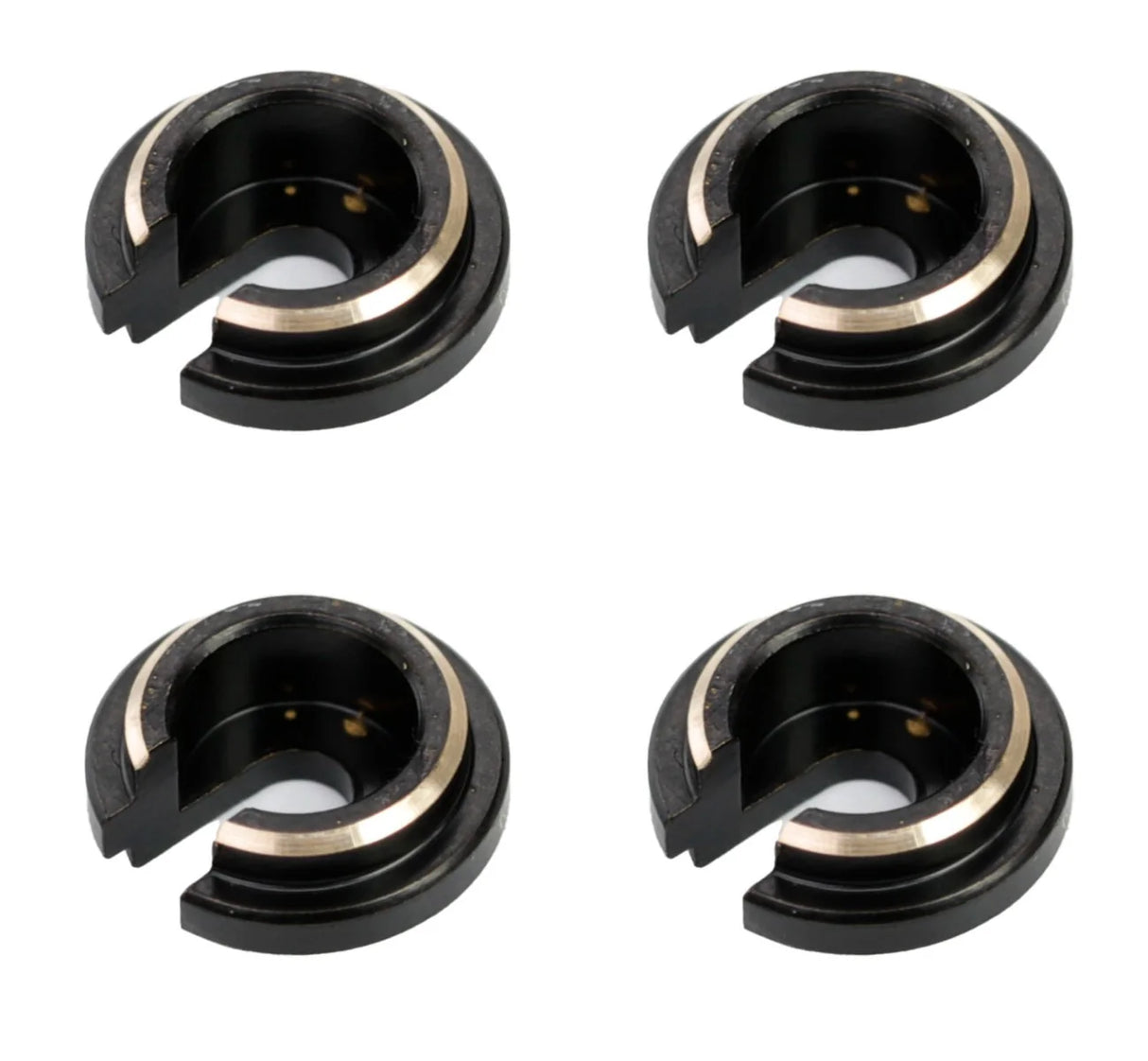 Powerhobby Brass Lower Shock Retainer (4) FOR Traxxas TRX-4M TRX4m - Iron City RC Hobbies