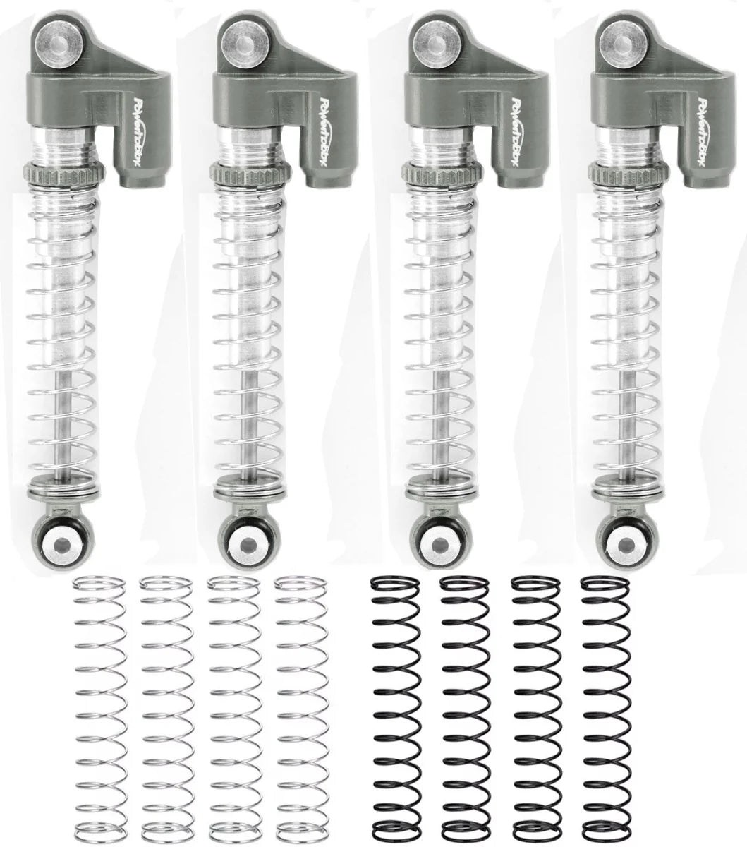 Powerhobby Axial SCX24 Aluminum Threaded Long Travel Shocks 48mm Micro Crawler - Iron City RC Hobbies