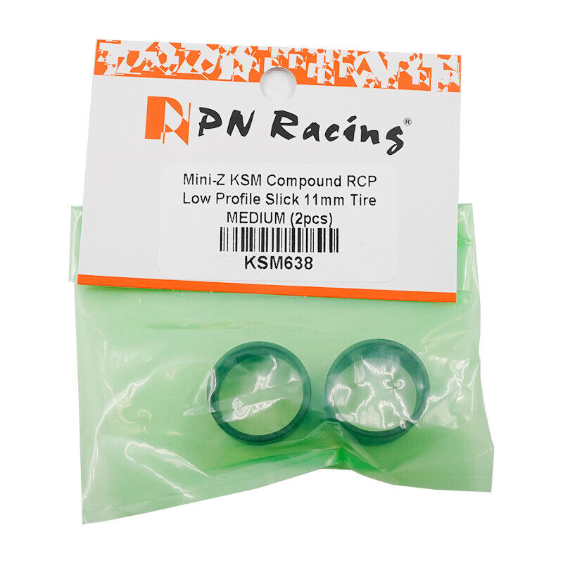 PN Racing KS-M Compound Low Profile Slick 11mm Tire Medium (2pcs)