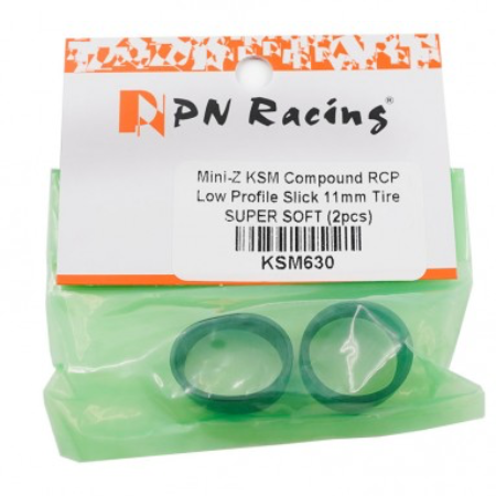 PN Racing Mini-Z KS-M Compound Low Profile Slick 11mm Tire SUPER SOFT(KSM630) - Iron City RC Hobbies