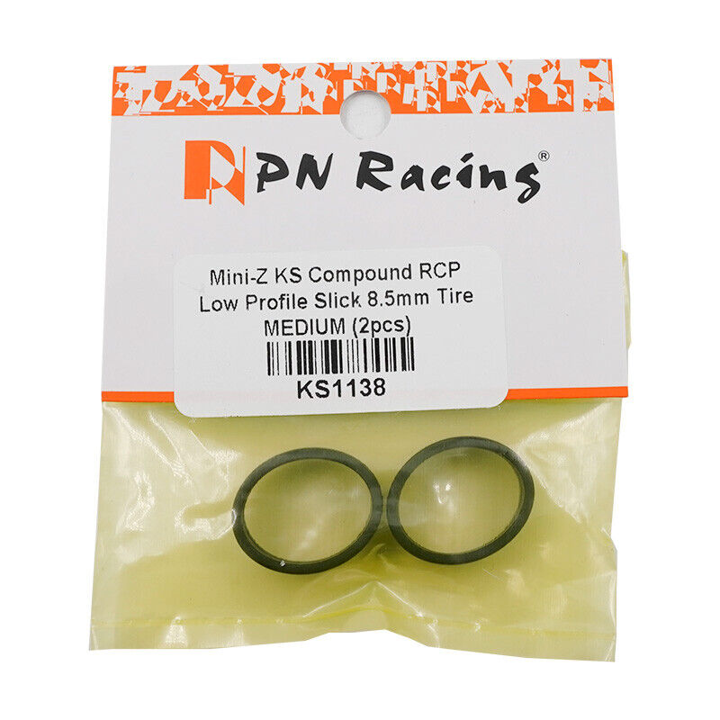 PN Racing Mini-Z KS Compound Low Profile Slick 8.5mm Tire MEDIUM (KS1138) - Iron City RC Hobbies