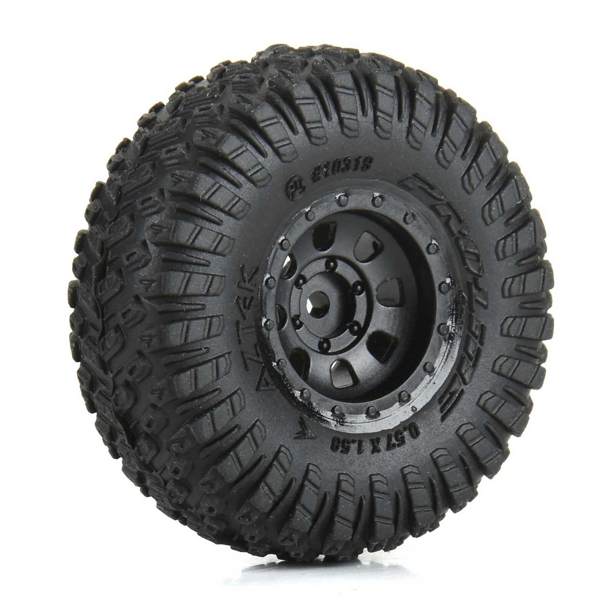Pro-Line Racing 1/30 Aztek Front/Rear Mounted Black Clobber (4) for Axial SCX30