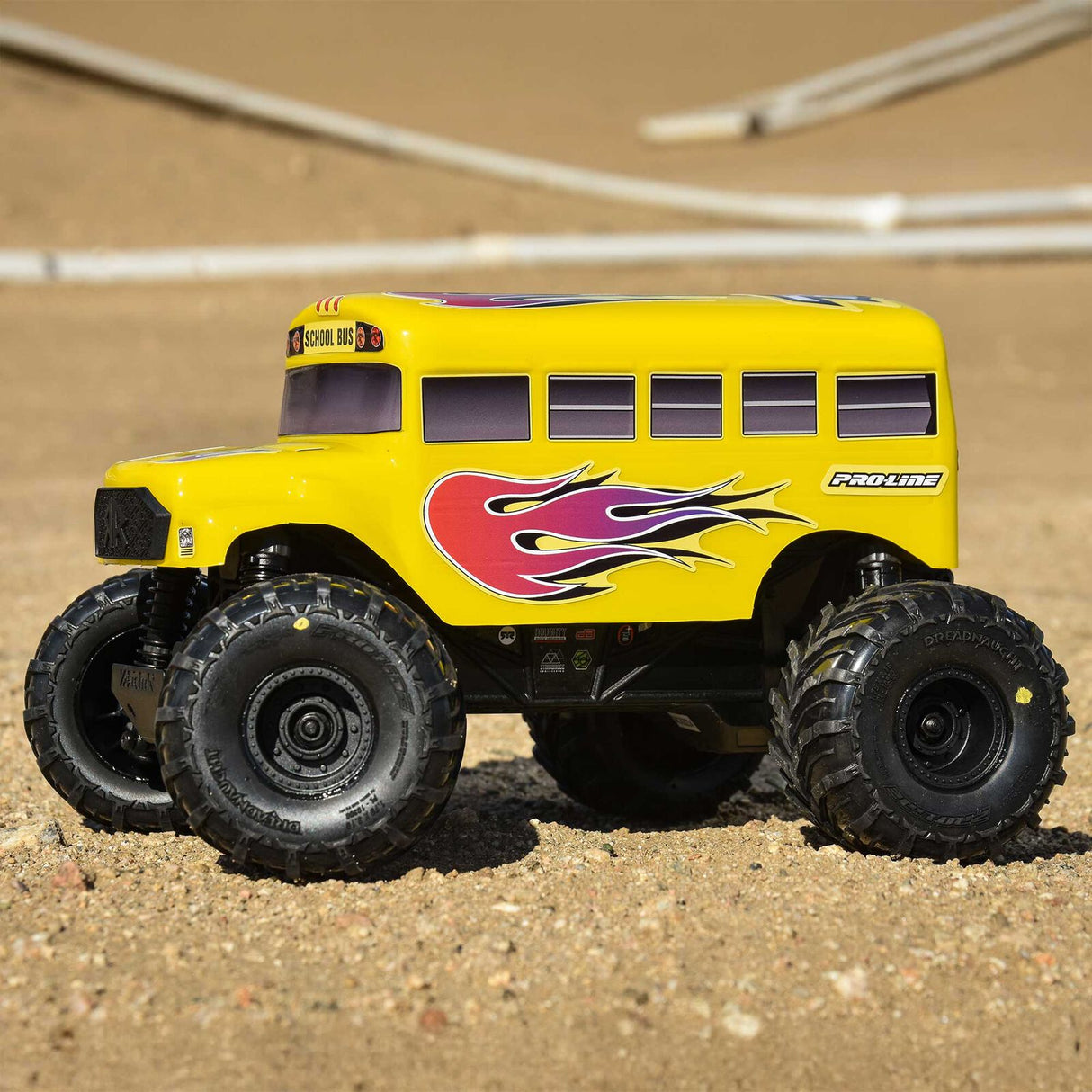 Pro-Line 1/16 Pre-Cut (School Bus) Clear Body for ARRMA GORGON GROM