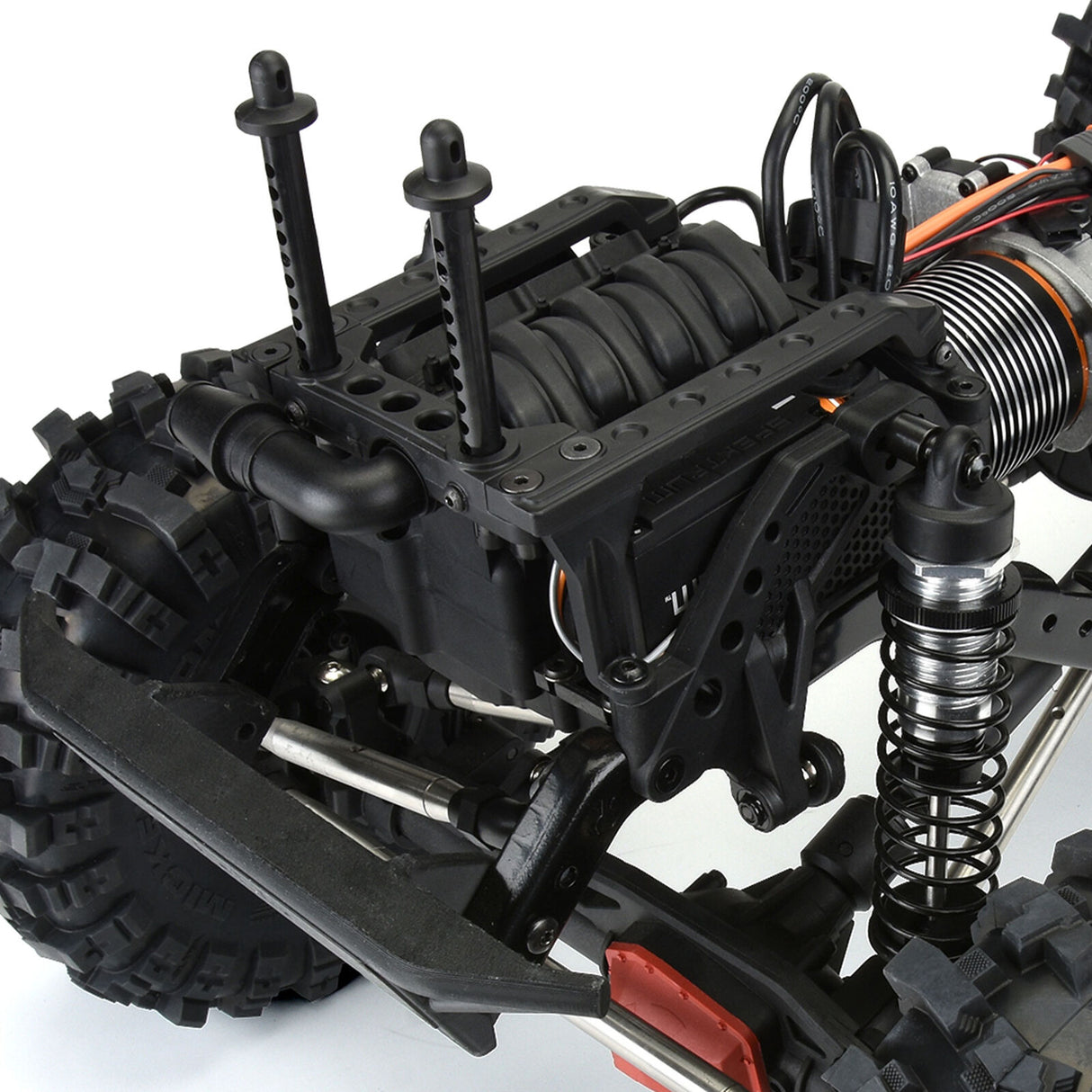 Pro-Line1/6 Extended Front and Rear Body Mounts: SCX6 1/6 In Stock 1/6 Extended Front and Rear Body Mounts: SCX6