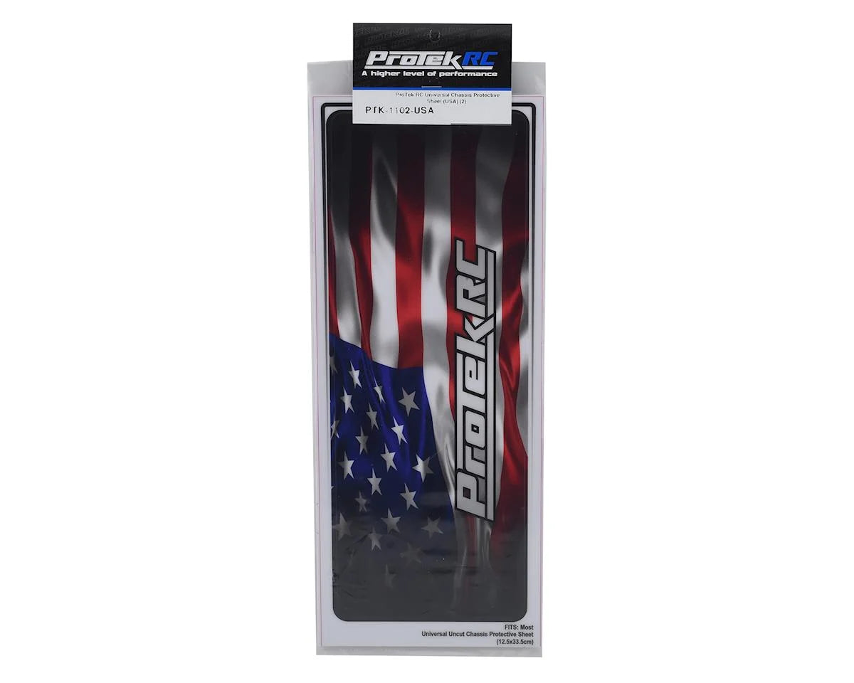 ProTek RC Universal Chassis Protective Sheet (USA) (2) (12.5x33.5cm) - Iron City RC Hobbies