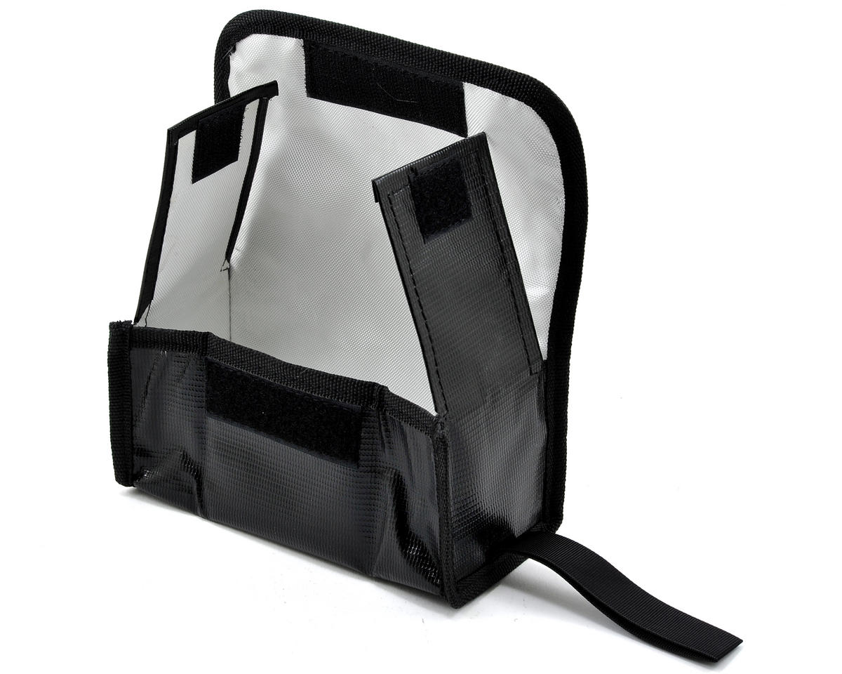 ProTek RC "Flak Jacket" Flame Resistant LiPo Polymer Charging Bag (16x6.5x7cm) - Iron City RC Hobbies