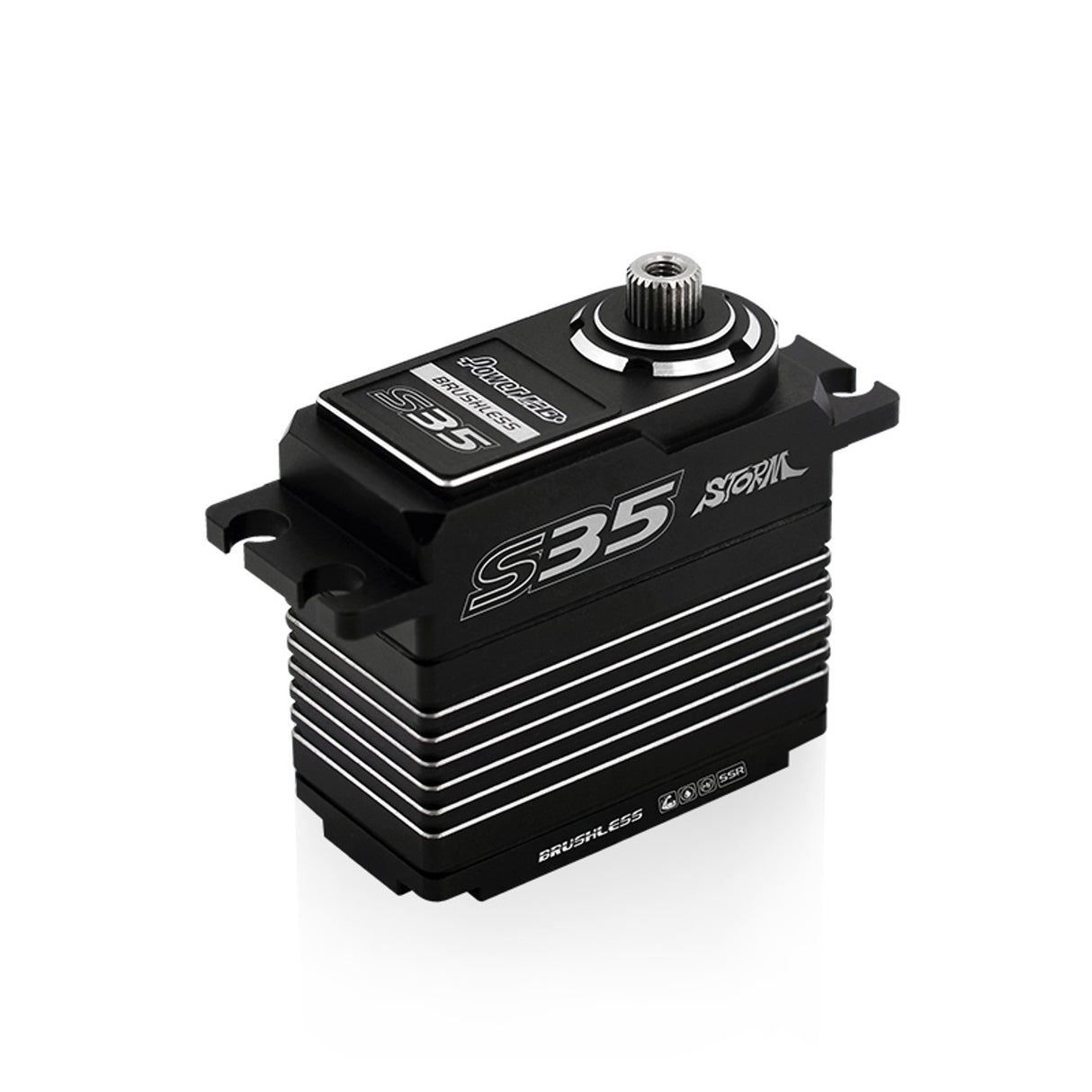 Power HD S35 Silver (0.075s/30.0kg/7.4V) Brushless Servo - Iron City RC Hobbies