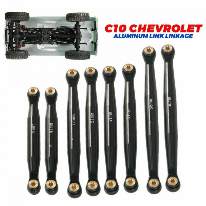 PowerHobby Axial SCX24 C10 Chevrolet Aluminum Link Linkage 8/set - Iron City RC Hobbies