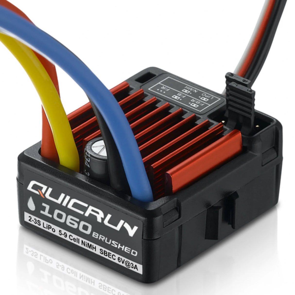 Hobbywing QUICRUN 1060 BRUSHED ESC (2-3S) - Iron City RC Hobbies