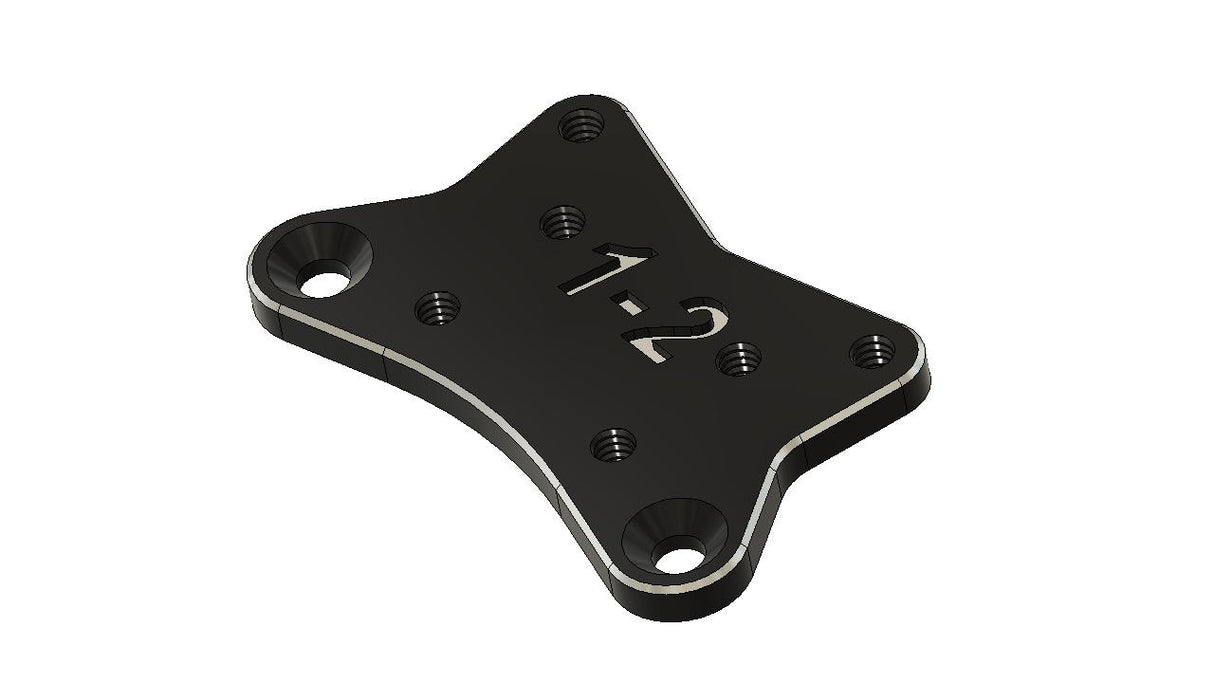 R.1 ZS 1-2 (1 camber 2 castor) plate - Iron City RC Hobbies