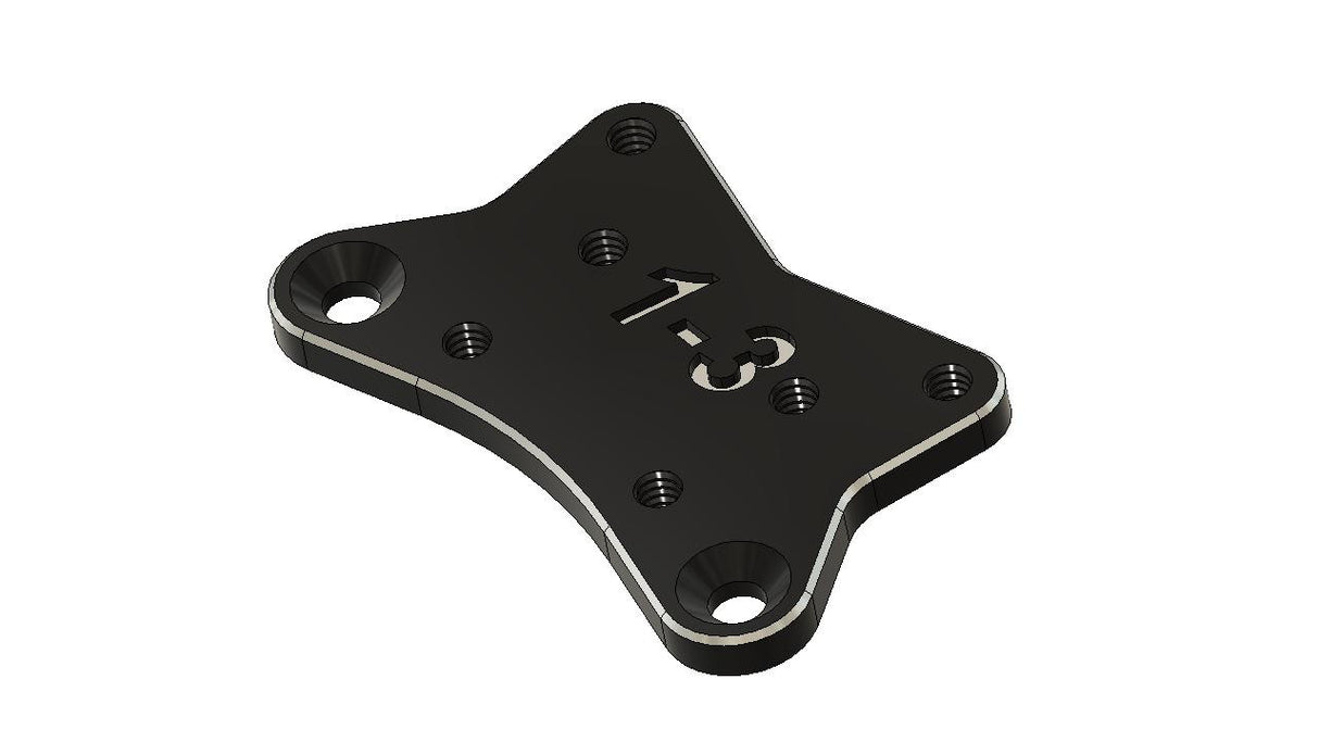 R.1 ZS 1-3 (1 camber 3 castor) plate - Iron City RC Hobbies