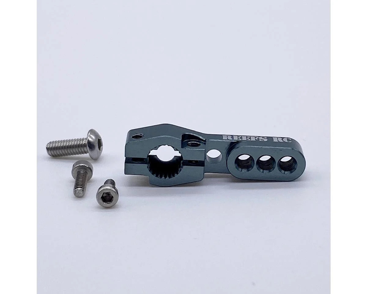 Reefs RC V2 HD Servo Horn (Grey) (25T) - Iron City RC Hobbies