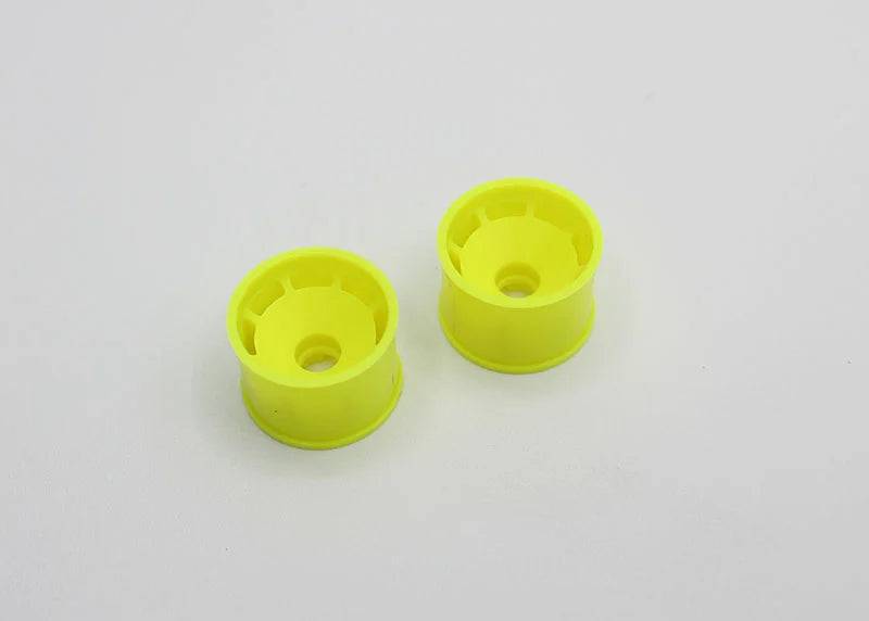 Reflex Racing Speed Dish Wheel Rear - 14mm +1 offset (Yellow) - Iron City RC Hobbies